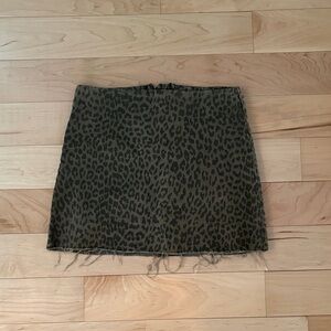 pistola cheetah print skirt